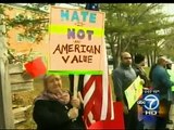 Video: Multi-Faith Protest of Hate Group Leader Pamela Geller's Speech (CAIR-MD)