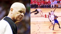 Joey Crawford's Embarrassing Fall During Game 4 of Western Conference Finals