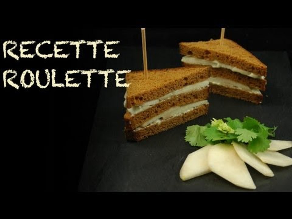 Recette : Club Sandwich poire, roquefort !