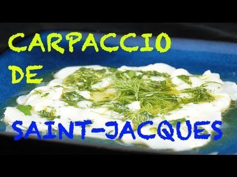 Carpaccio de coquilles Saint-Jacques