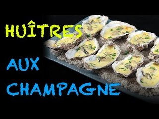 Huîtres chaudes au champagne