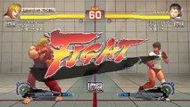 Ultra Street Fighter IV battle: Ken vs Sakura; Shaking off the rust no high tier play.