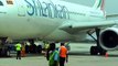 SRI LANKAN A-330 AIR BUS LANDING TO MATTALA INTERNATIONAL AIRPORT - SRI LANKA