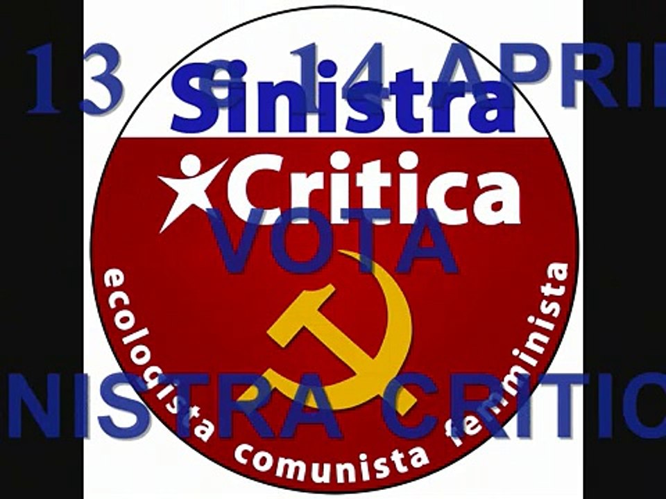 VOTA COMUNISTA VOTA SINISTRA CRITICA