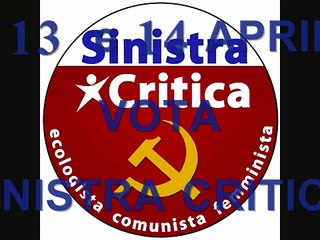 VOTA COMUNISTA VOTA SINISTRA CRITICA
