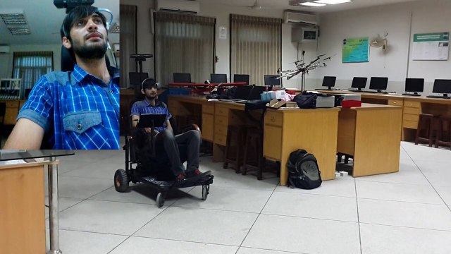 Award winning auto wheel chair final year project from COMSATS lahore electrical engineering students