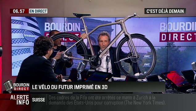 La chronique d'Anthony Morel : Le vélo du futur entièrement imprimé en 3D - 27/05