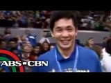 Ateneo coach does his victory dance
