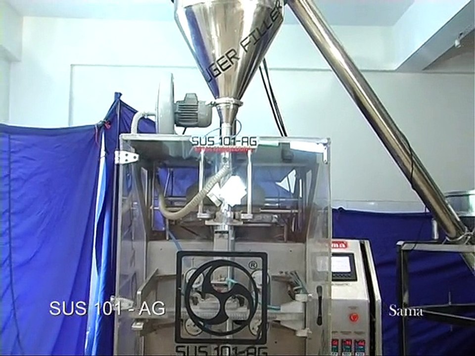 Milk Powder Packing Machine - SUS 100 - AG with Screw Feeder | Sama Engineering
