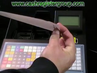 Sharp xe-a217 Cash register Installation - watch this after you have unpacked the machine