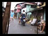 Bicycle taxi in the streets of Mandaue City Cebu Philippines