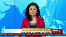 China welcomes U.K.’s decision to join AIIB