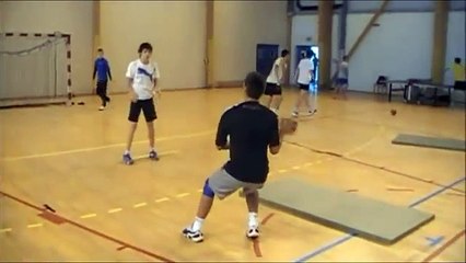 HANDBALL - VAC'HAND 2012 - Entrainement spécifique au poste