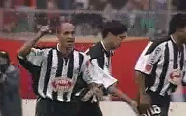 Jorge Wilstermann 2 x 3 Santos - 2004 - Matéria da Globo