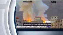 طائرات التحالف تقصف مخازن السلاح بجبل نقم في صنعاء