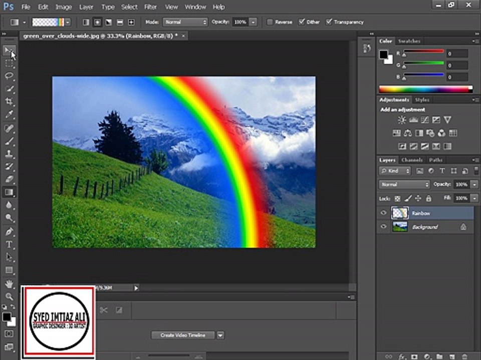 Rainbow Effect