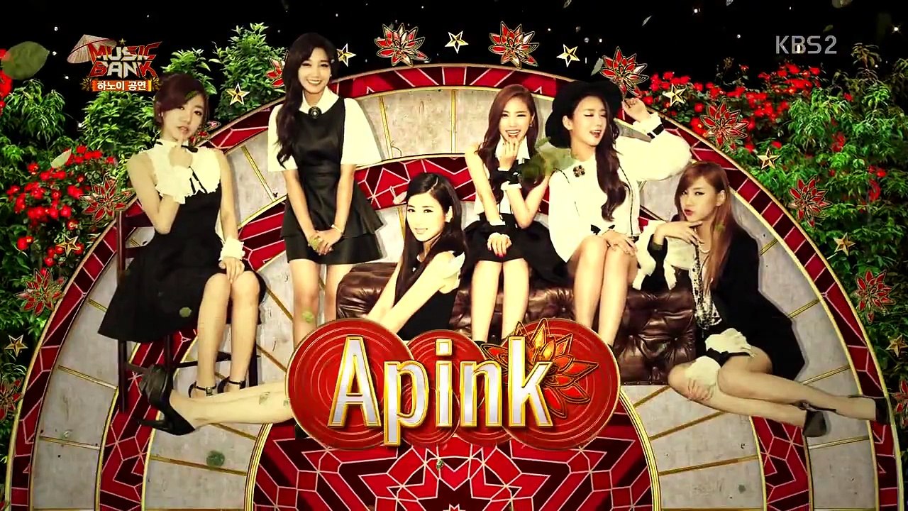 A Pink  Luv 150408 KBS Music Bank in Hanoi