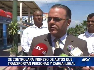 CTE realiza operativos en frontera sur para evitar ingreso de vehículos sin documentos