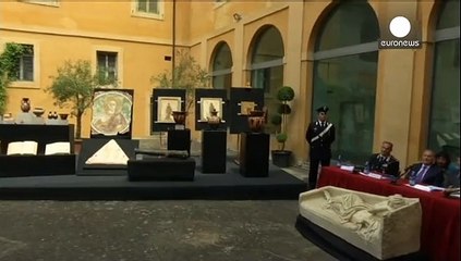 Gestohlene Kunstgüter kehren nach Italien zurück