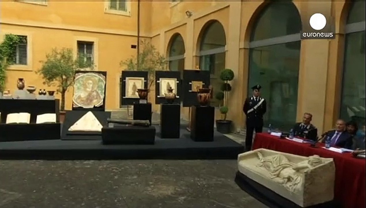 Gestohlene Kunstgüter kehren nach Italien zurück