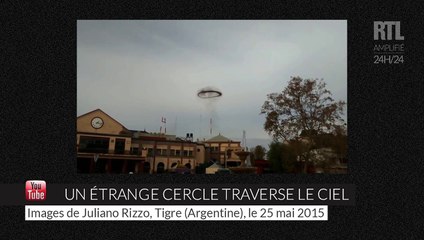 Un étrange cercle de fumée dans le ciel argentin