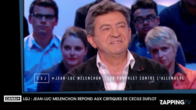 Jean-Luc Mélenchon répond aux critiques de Cécile Duflot dans Le Grand Journal