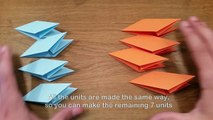 How To Make a Paper Transforming Ninja Star - Origami