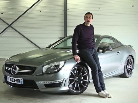 Essai Mercedes SL 63 AMG par Sport Auto