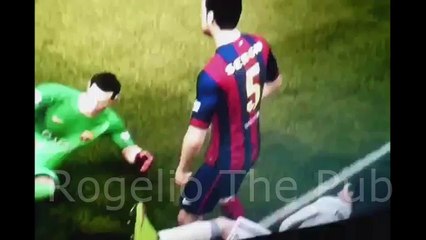 FIFA 15 Sergio Busquets & Cristiano Ronaldo HOT KISS