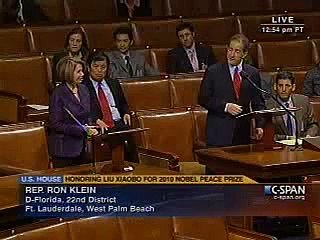 Congratulating Liu Xiaobo