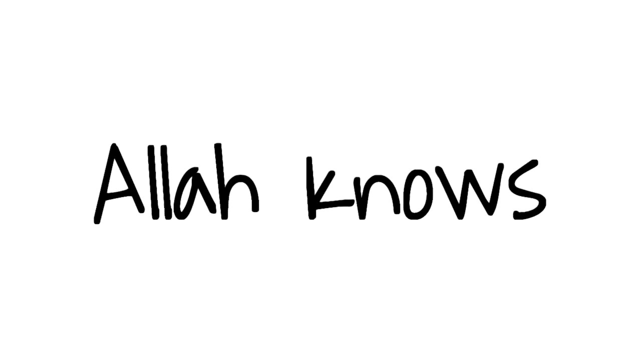 ALLAH Knows Zain Bhikha (lyrics) video Dailymotion