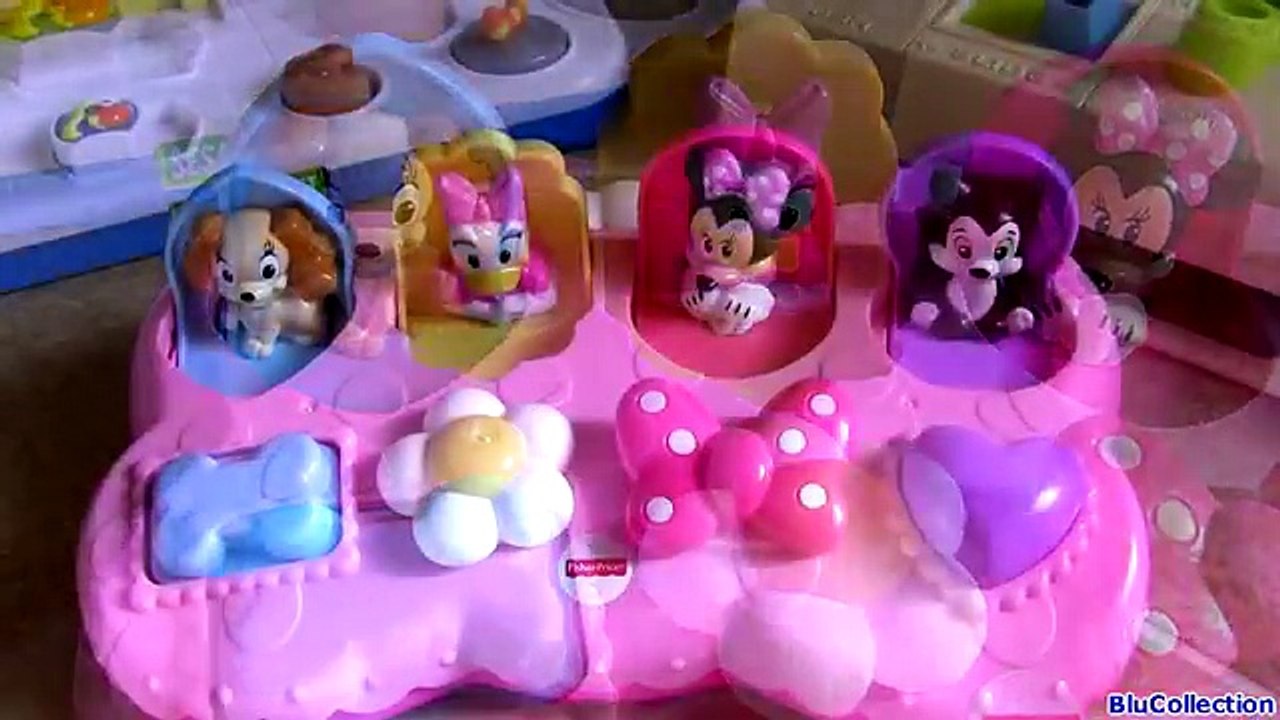 Disney Poppin' Pals Mickey Minnie Goofy Donald Daisy Pluto Dumbo Pop-Up Baby Toy Cookie Monster