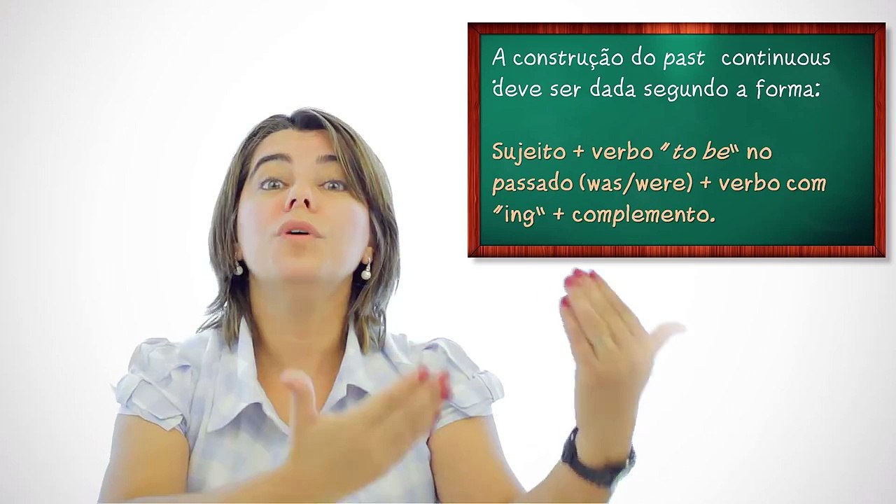 Past Continuous - I was doing - Aula Grátis de Inglês - Curso de Inglês