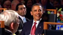 Obama slips in some Aussie slang at state dinner