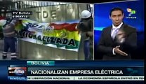Evo Morales nacionaliza empresa eléctrica