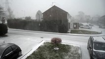 AMAZING MARCH 2013 SNOW STORM BLIZZARD HITS MAIDSTONE KENT ENGLAND