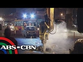 Download Video: EDSA road reblocking to last all weekend long