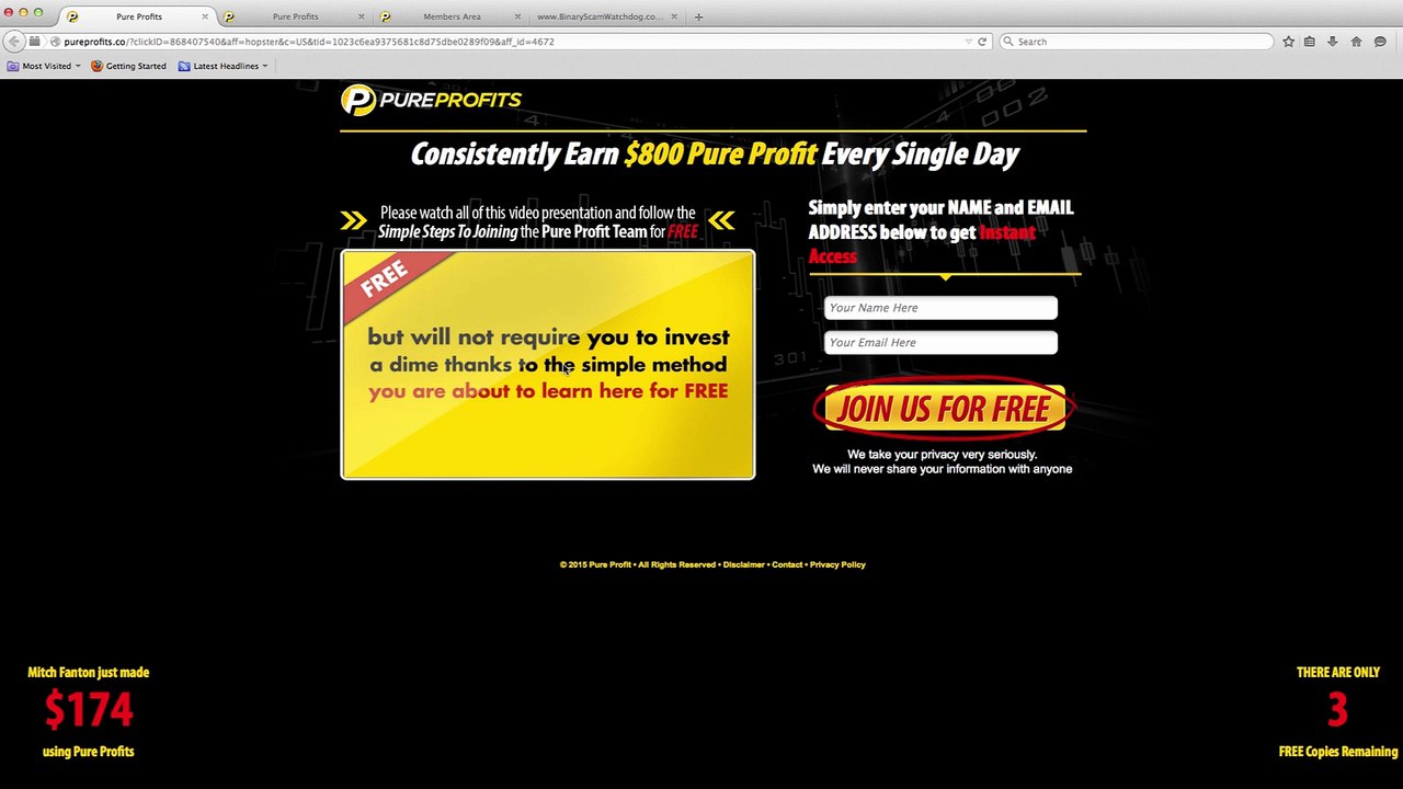 Pure Profits Scam Exposed