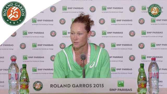 Press conference Samantha Stosur / R128 French Open 2015