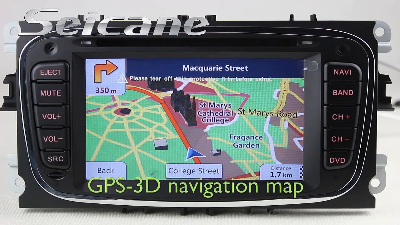 Latest 2009 2010 Ford Focus stereo sound system with USB 3G Wifi BT 2-zone function