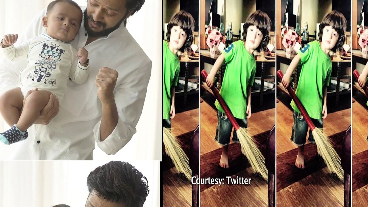 Exclusive AbRam Vs Riteishs son Riaan(1)