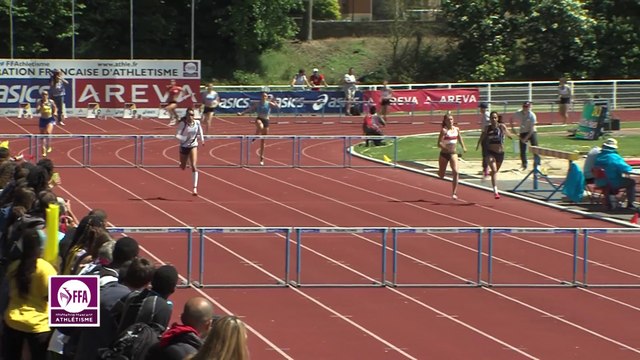 Finale F 400 m haies (Victoire de Lamiae Lhabze en 57''00)