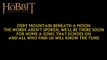 The Hobbit Soundtrack - Song of the Lonely Mountain - Lyrics