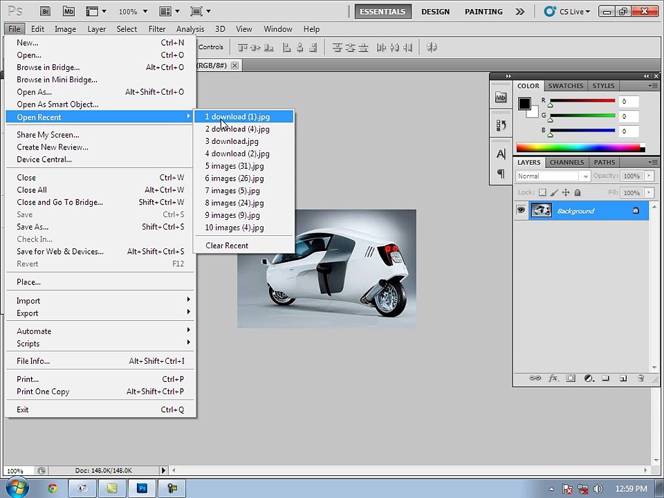 Adobe Photoshop CS5 tutorial in urdu - Part 8