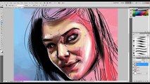 Self-portrait - Digital Painting Process Time Lapse