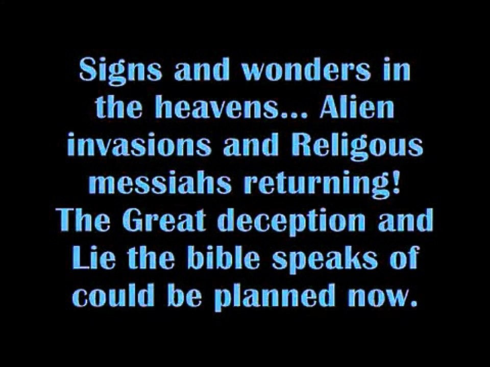 Project Blue Beam - Amazing light show, just think what they could do with lasers