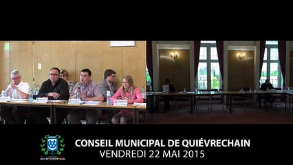 Conseil municipal du 22 mai 2015 à Quiévrechain - Partie 2