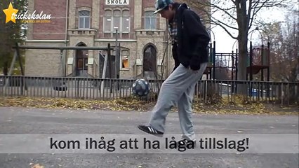 Five easy steps to balance a football on your foot