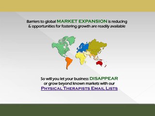 Get the permission based physical therapists email list for improving leads for conversions and sales