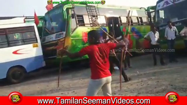 நாம் தமிழர் கட்சி தூத்துக்குடி வடமேற்கு (கழுகுமலை) - ஆரவாத்துடன் மாநாட்டில் நுழையும் அணிவகுப்பு - 24 மே 2015
